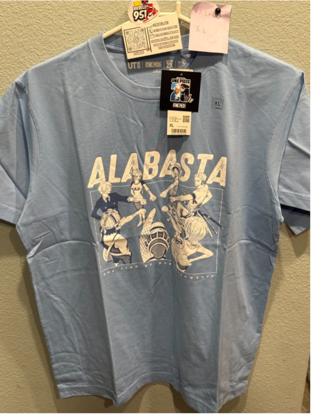 Uniqlo UT One Piece Alabasta 25th Anniversary Tee XL 341-466155
